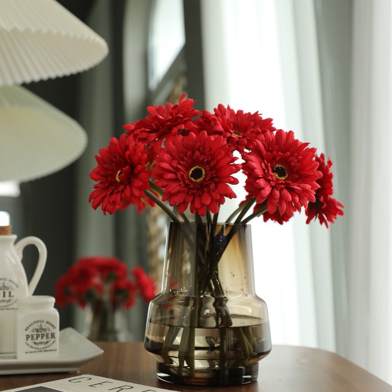 Artificial Short - Stem Gerbera