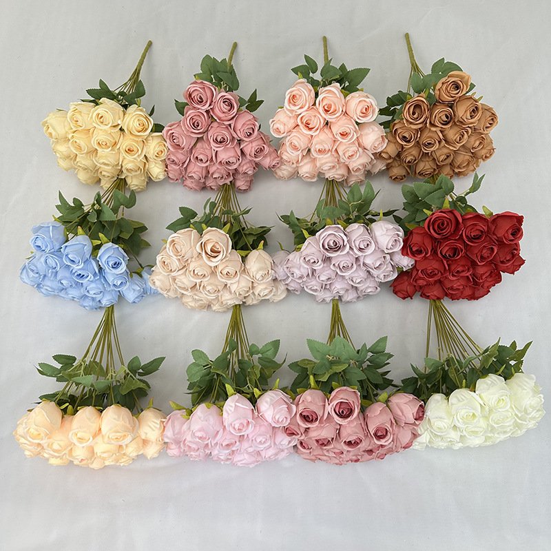 Artificial  18-head Bubble Rose