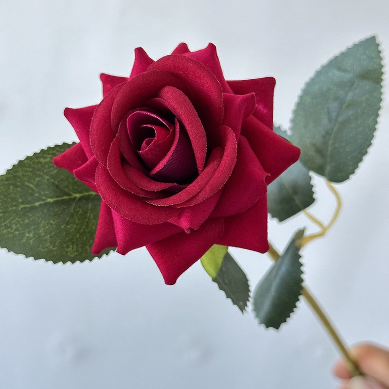 Artificial Short Single Small Gem Rose