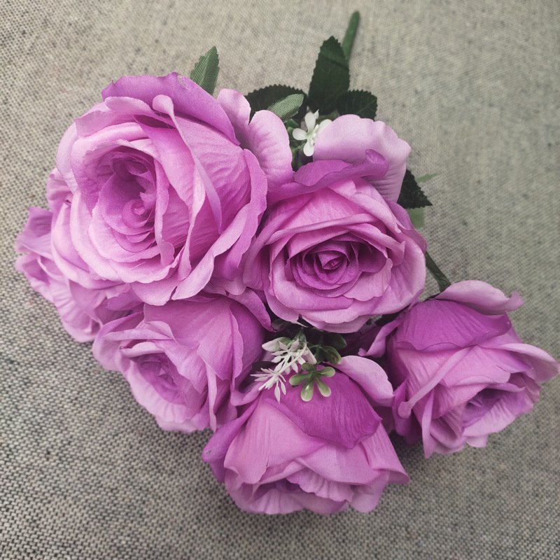 Artificial 10-Head Rose No. 2